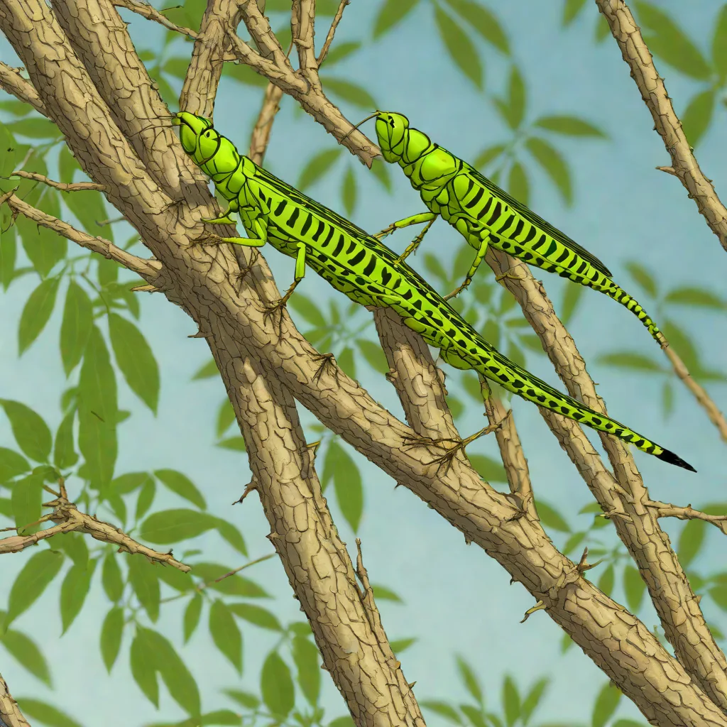 Tree Locust (Anacridium melanorhodon)