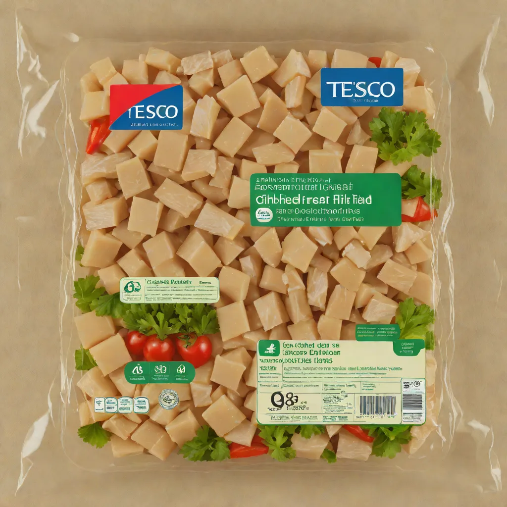 Tesco Diced Chicken Breast Fillets 640G