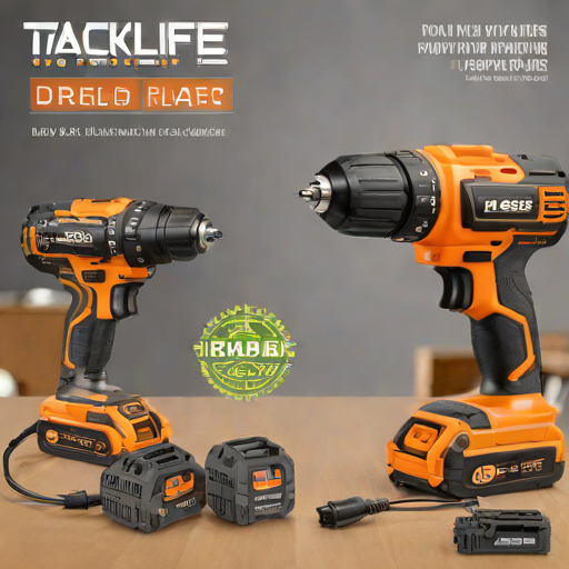 Tacklife 20V Brushless Drill/Driver Combo Kit