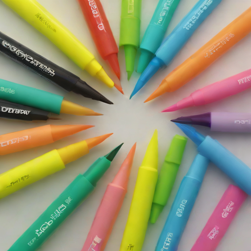 Tombow Dual Brush Pen Highlighter Set