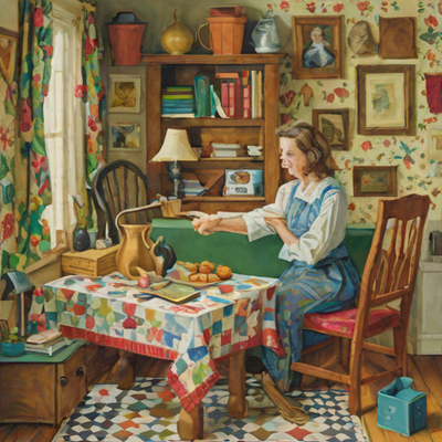 The Patchwork Puzzler - Leslie Meier