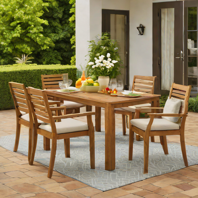Target Threshold Acacia Wood Patio Dining Set