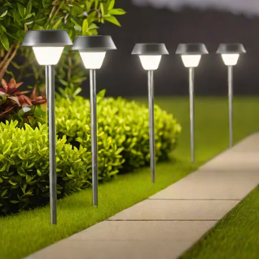 URPOWER Solar Pathway Lights (6-Pack, Warm White)