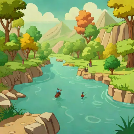 Up the River Down the River