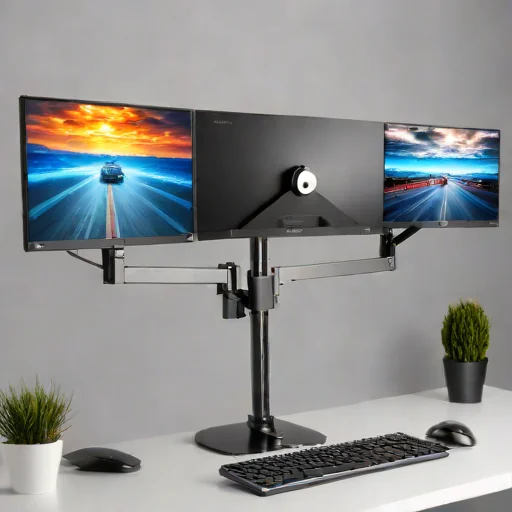 Vivo Triple Monitor Desk Mount (STAND-V003)