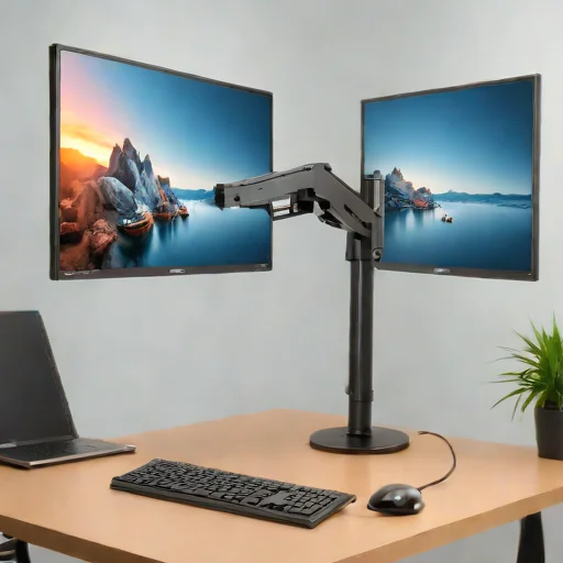 Vivo Dual Monitor Gas Spring Arm (STAND-V102)