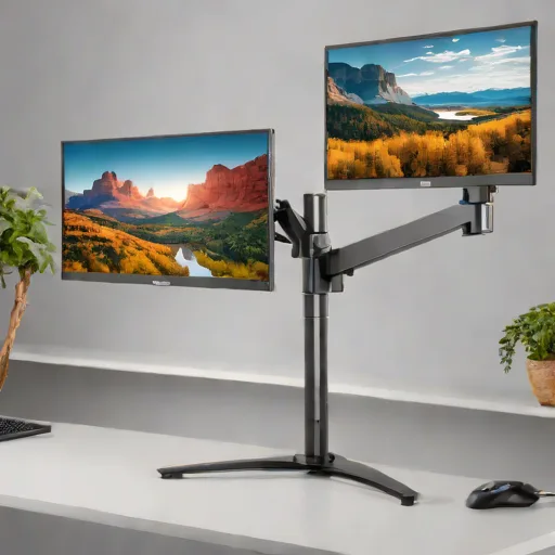 Vivo Dual Monitor Articulating Arm (MOUNT-V002)