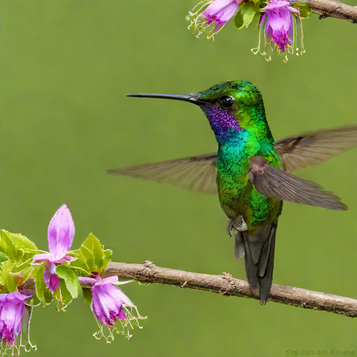 Violet-capped Woodnymph