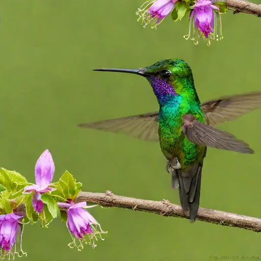 Violet-capped Woodnymph