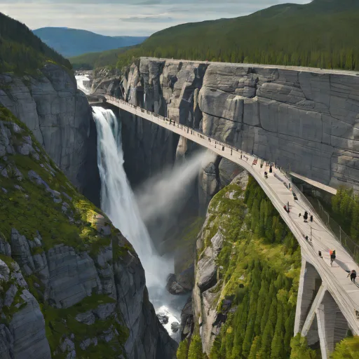 Vøringsfossen Footbridge, Norway