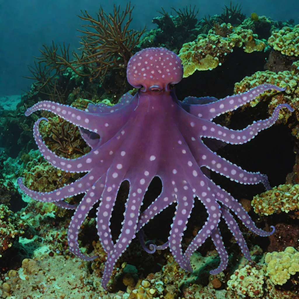 Violet Blanket Octopus (Tremoctopus violaceus)