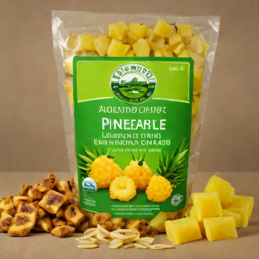 Valley Brook Organic Dried Pineapple Chunks
