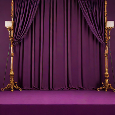 Velvet Backdrop - Purple