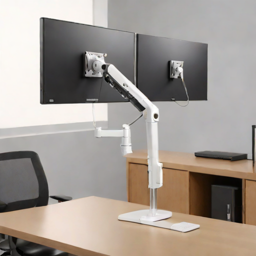 Wall-Mounted Monitor Arm (Desk Alternative)