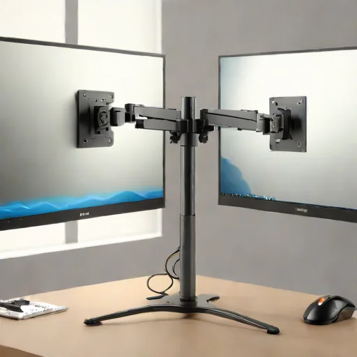 Wali Dual Monitor Gas Spring Arm