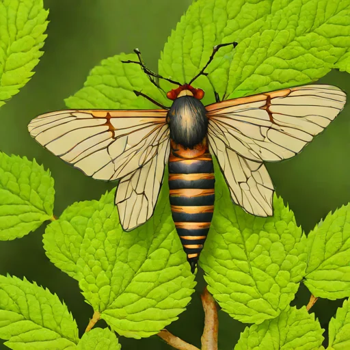 Western poplar clearwing moth