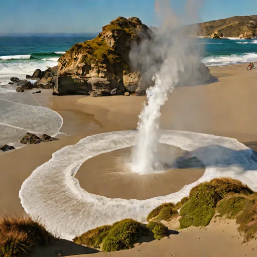 Wharariki Beach Blowhole