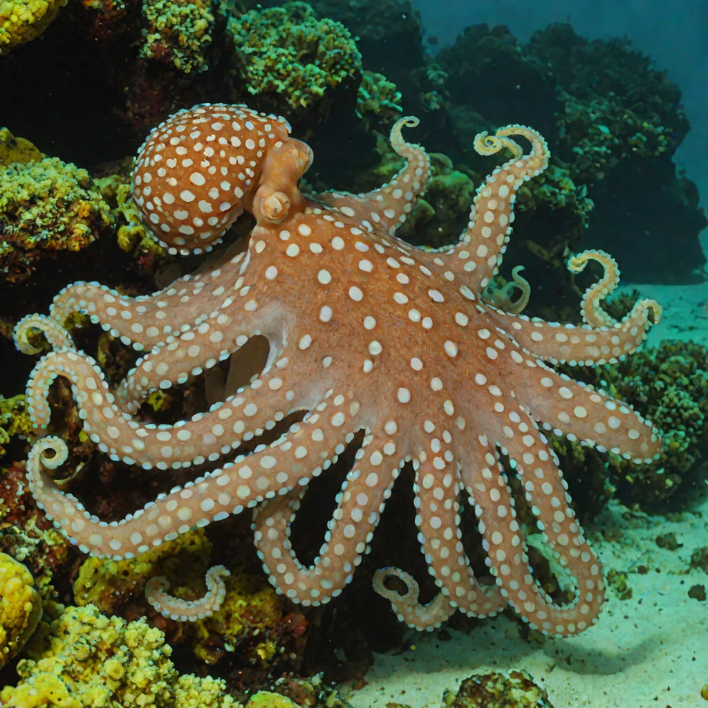 White-Spotted Octopus (Callistoctopus macropus)