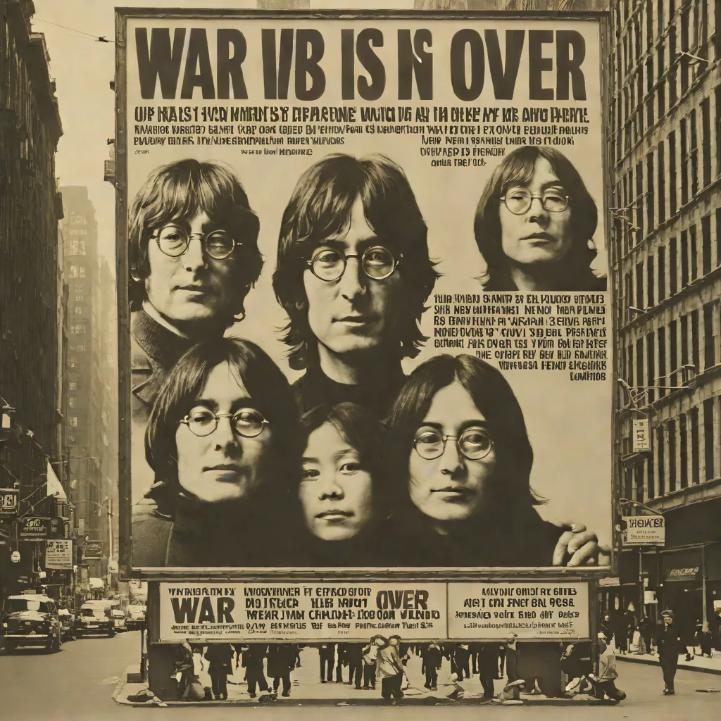 War Is Over! If You Want It – John Lennon & Yoko Ono (1969)