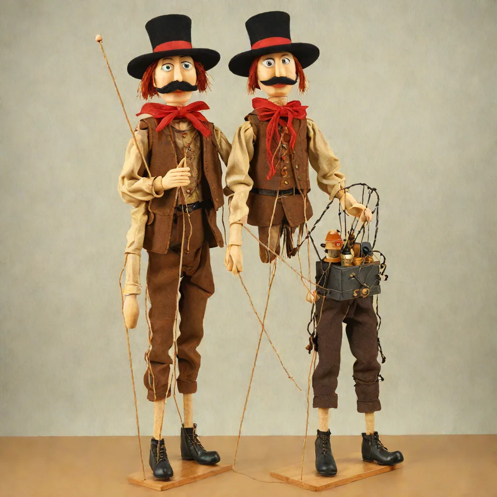 Wanderer - Czech handmade string puppet