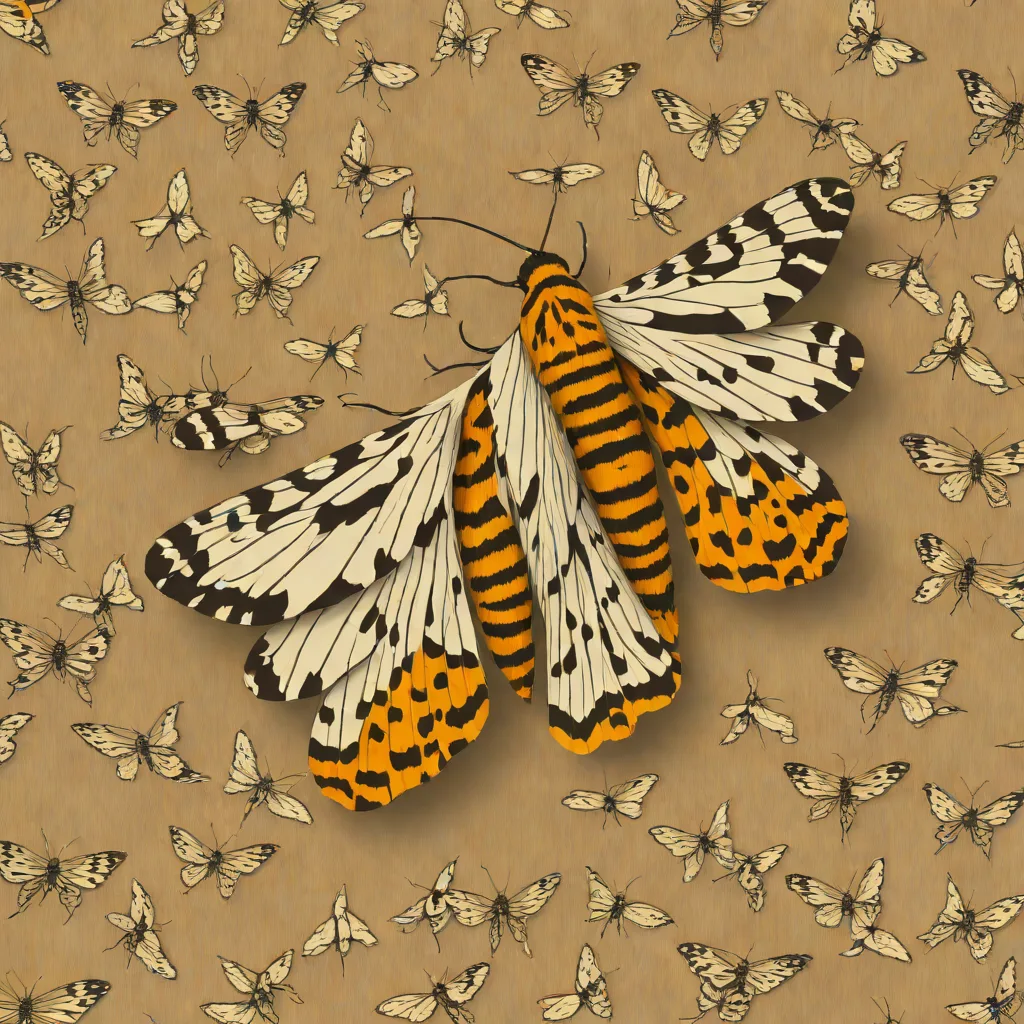 Wood tiger moth
