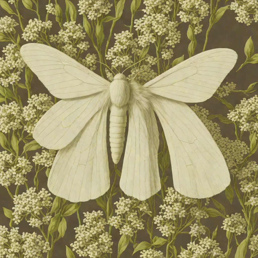 White satin moth