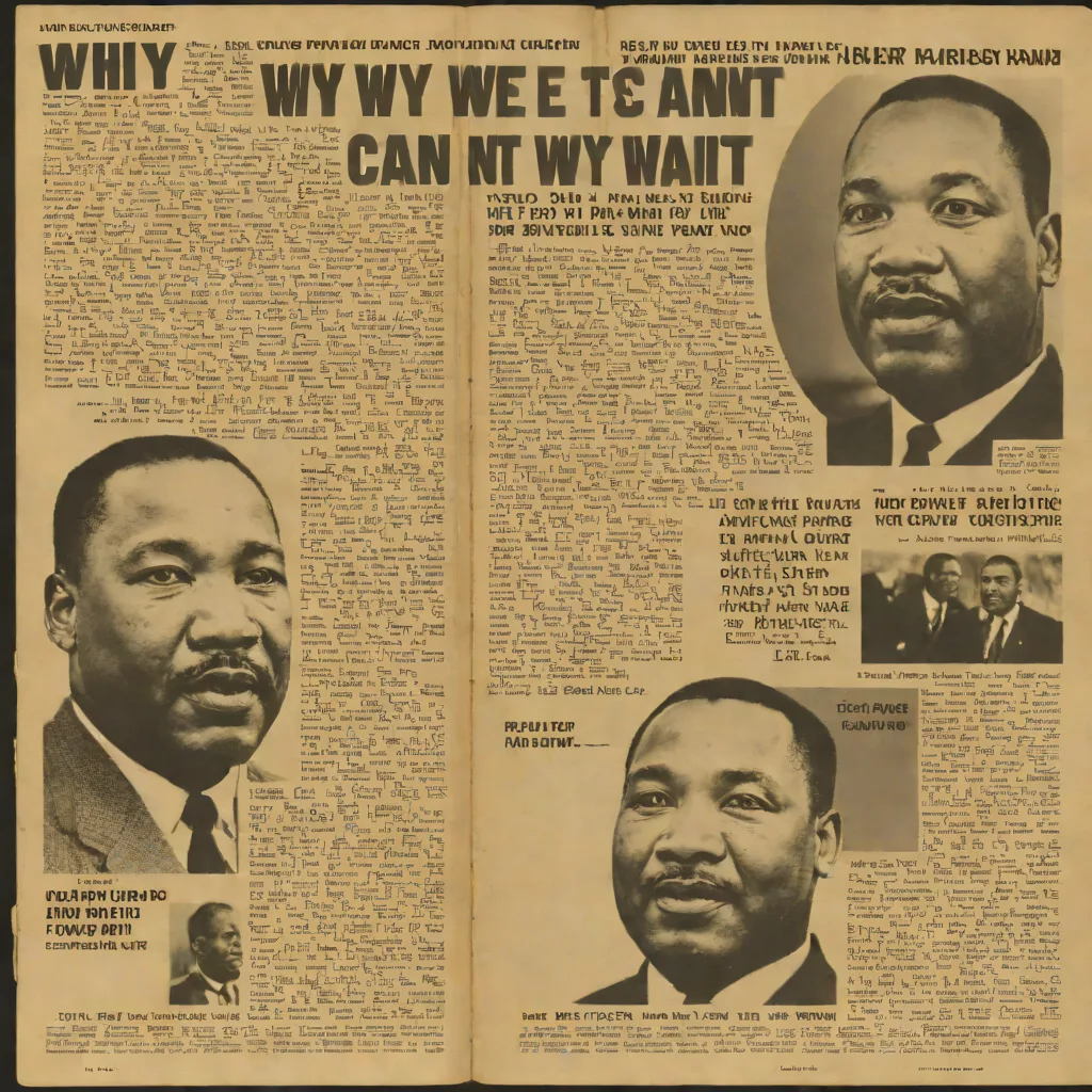 Why We Can't Wait (excerpt pamphlet, MLK)