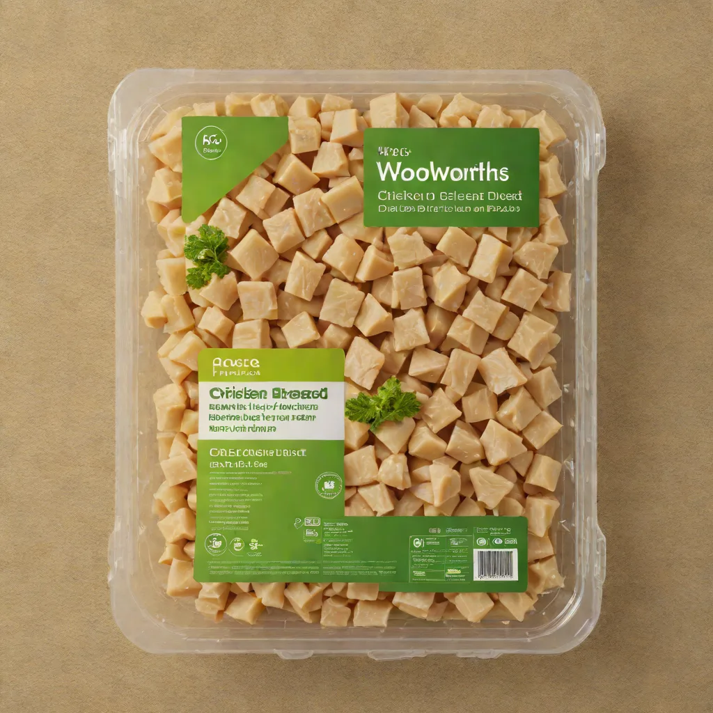 Woolworths RSPCA Approved Chicken Breast Diced 500g