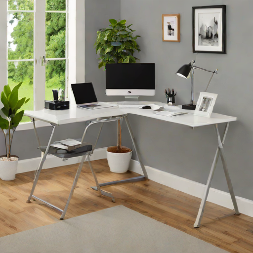 Walker Edison Soreno Modern L-Shaped Corner Desk
