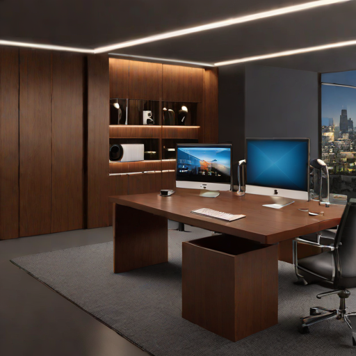 X Series Credenza - Walnut Veneer Finish