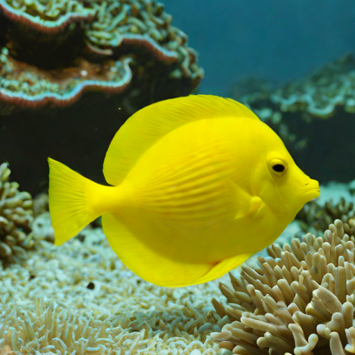 Yellow Tang (Zebrasoma flavescens)