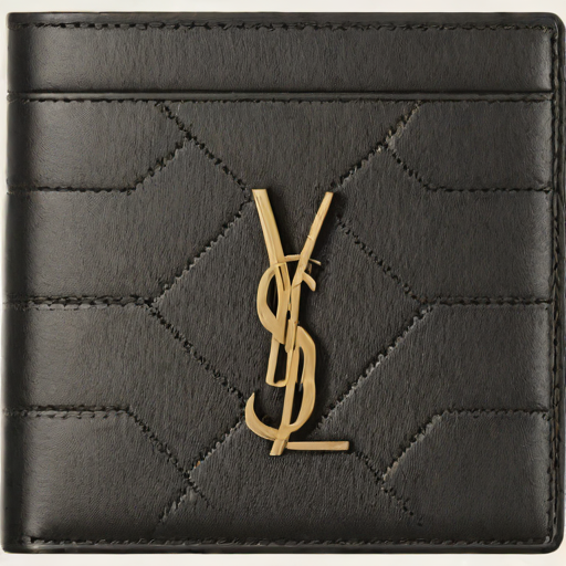 YSL Monogram Y-Bill Cardholder Wallet