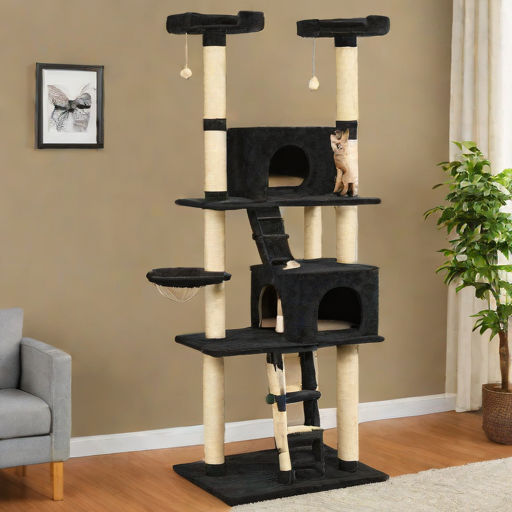 Yaheetech 72" Cat Tree with Scratching Posts