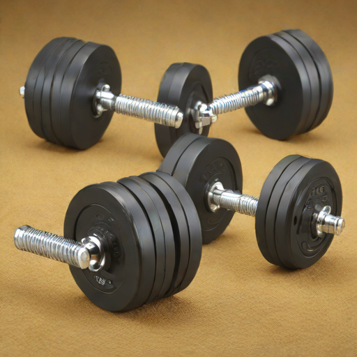 York Fitness 100-Pound Adjustable Dumbbell Set