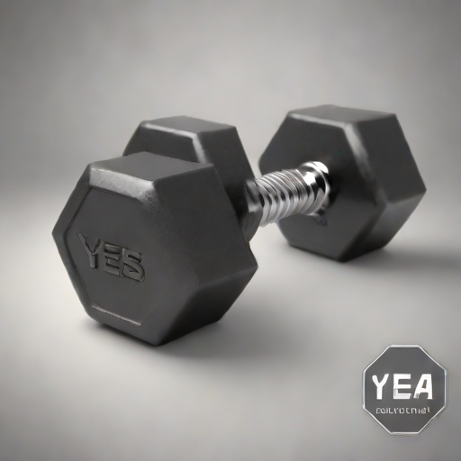 Yes4All Rubber Encased Hex Dumbbells