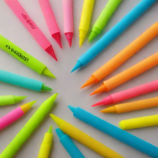 Yoobi Neon Highlighter Set