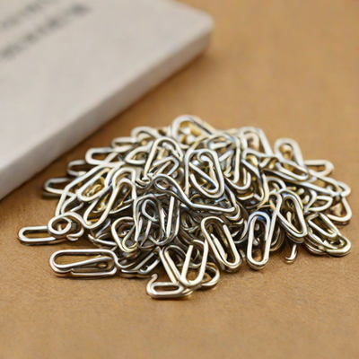 Yoofun 200PCS Stainless Steel Paper Clips