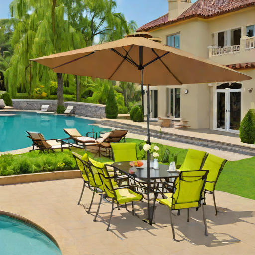 Zimtown 9 ft Patio Umbrella