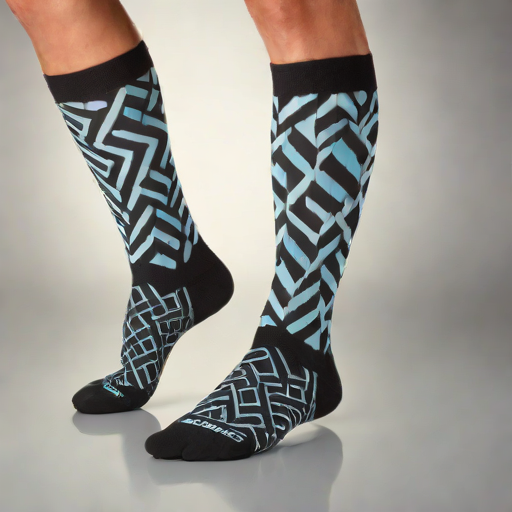 Zensah Performance Compression Socks - Geometric