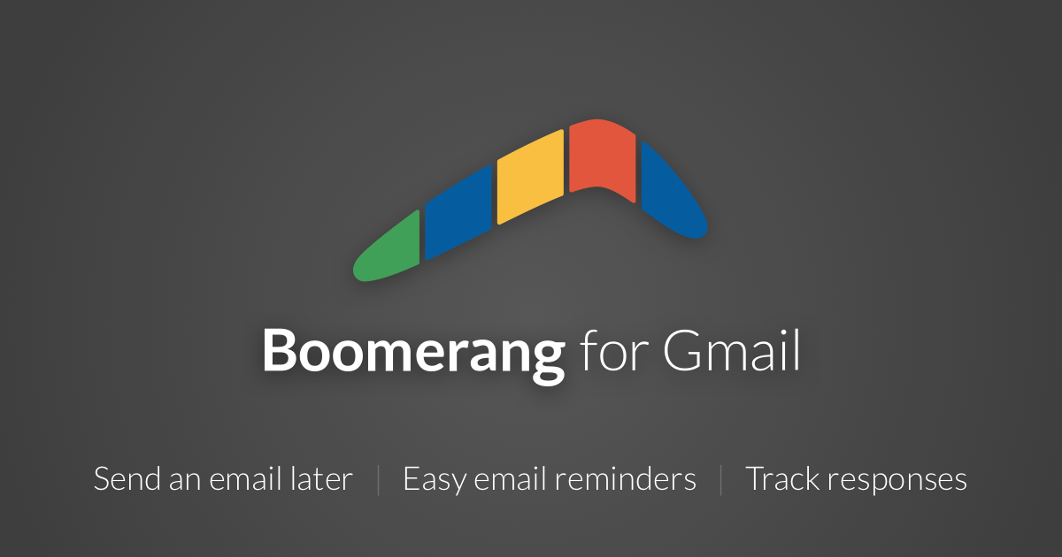 Boomerang for Gmail