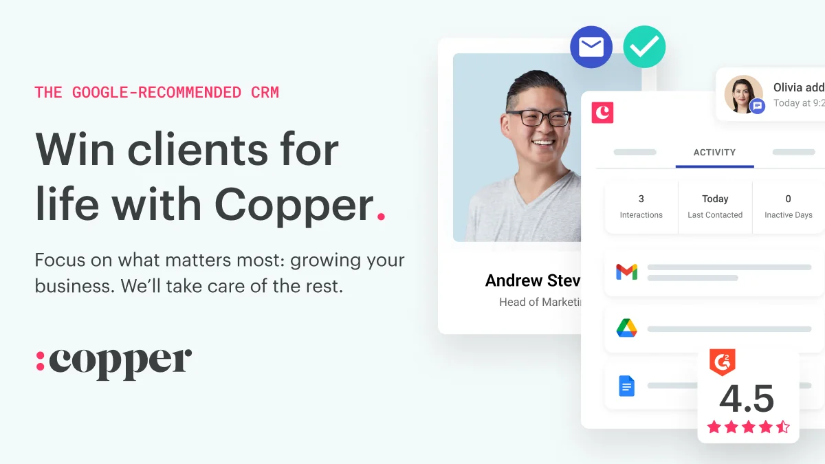 Copper CRM (Google Workspace)