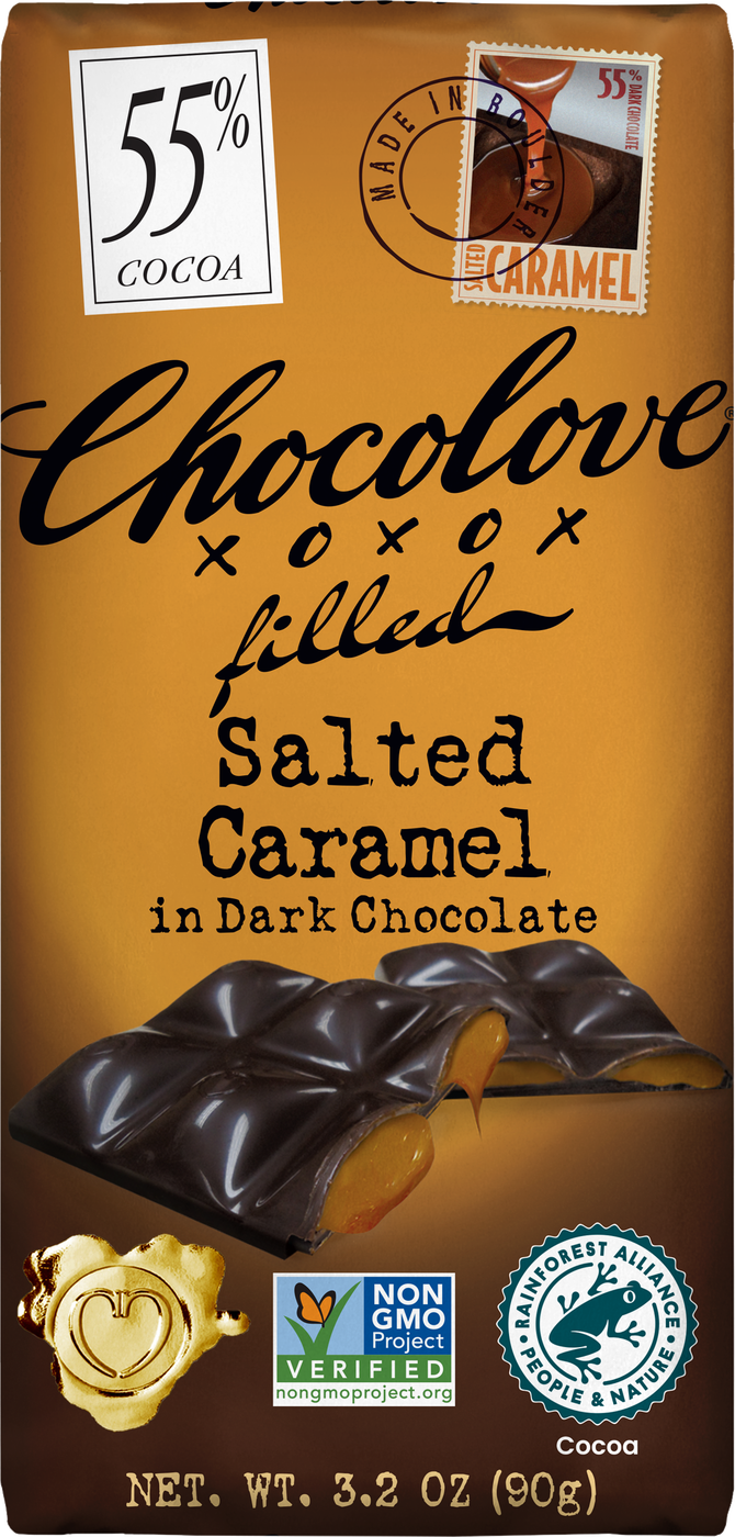 Chocolove Salted Caramel in Dark Chocolate