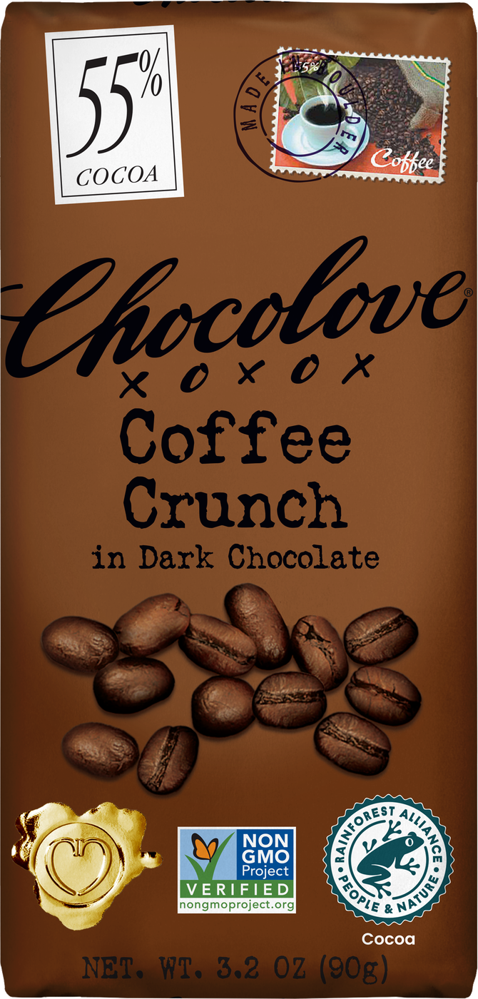Chocolove Coffee Crunch in Dark Chocolate