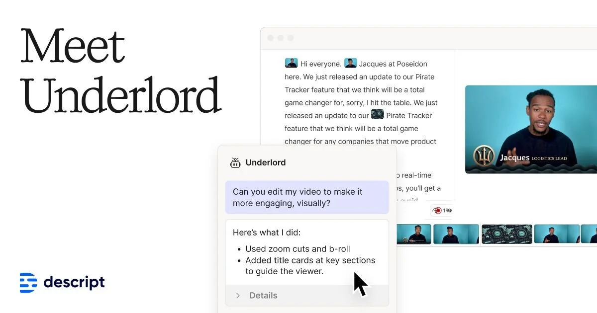 Descript Underlord