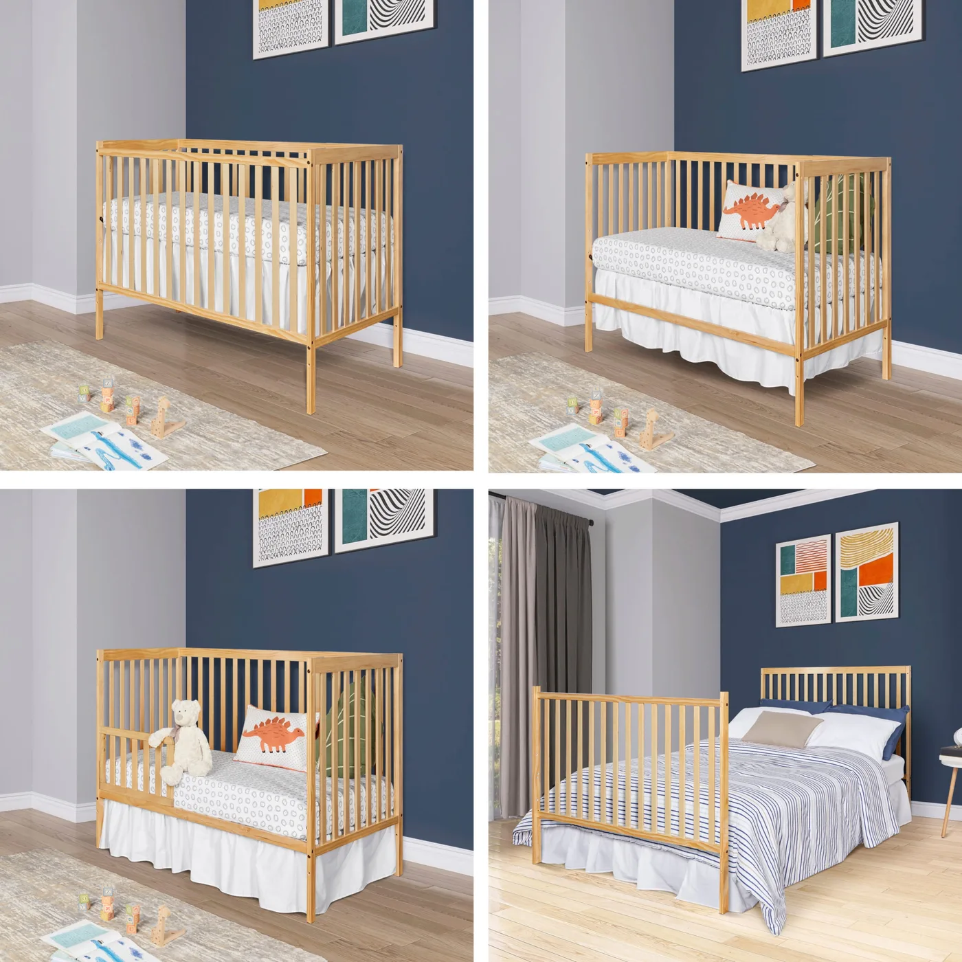 Dream On Me Synergy 5-in-1 Convertible Crib