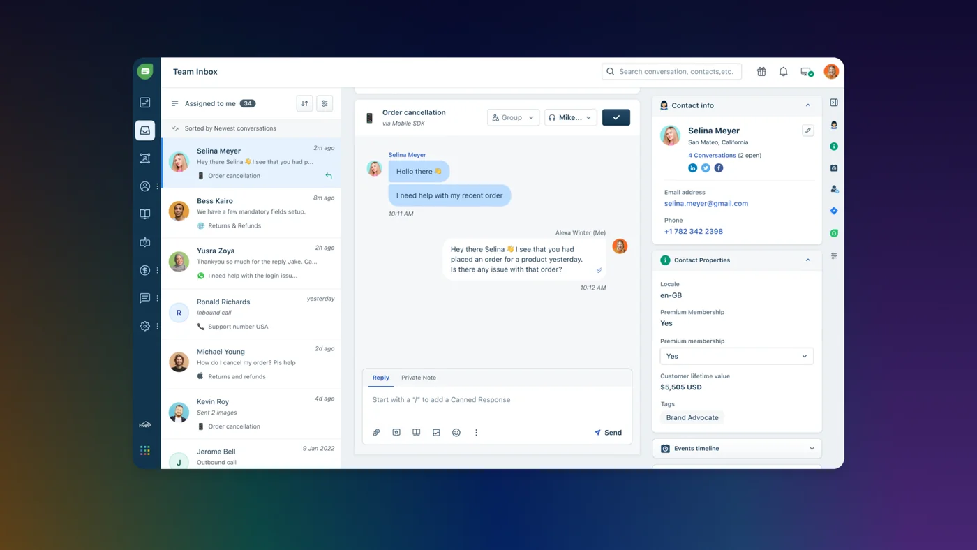 Freshdesk (Freshchat)