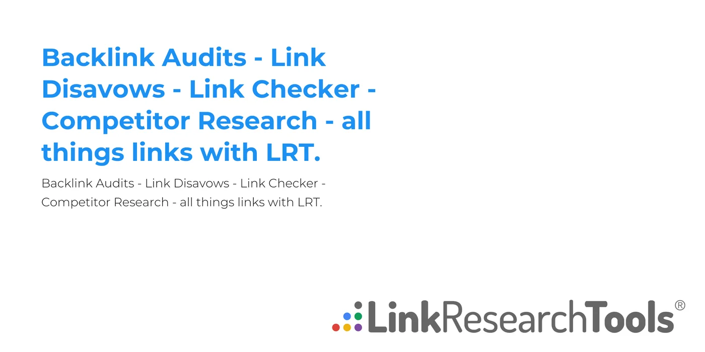 Link Research Tools