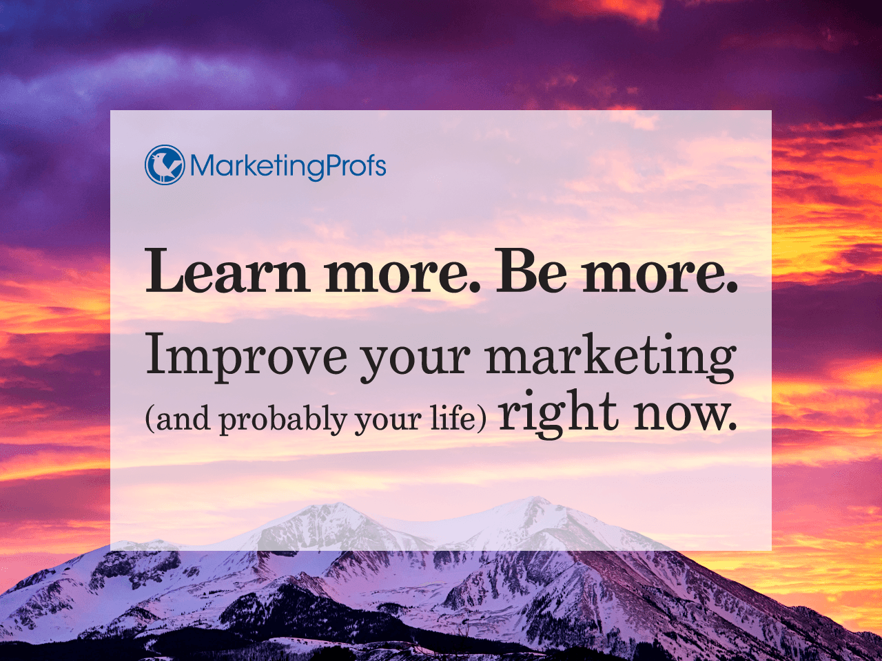 MarketingProfs - Marketing Training