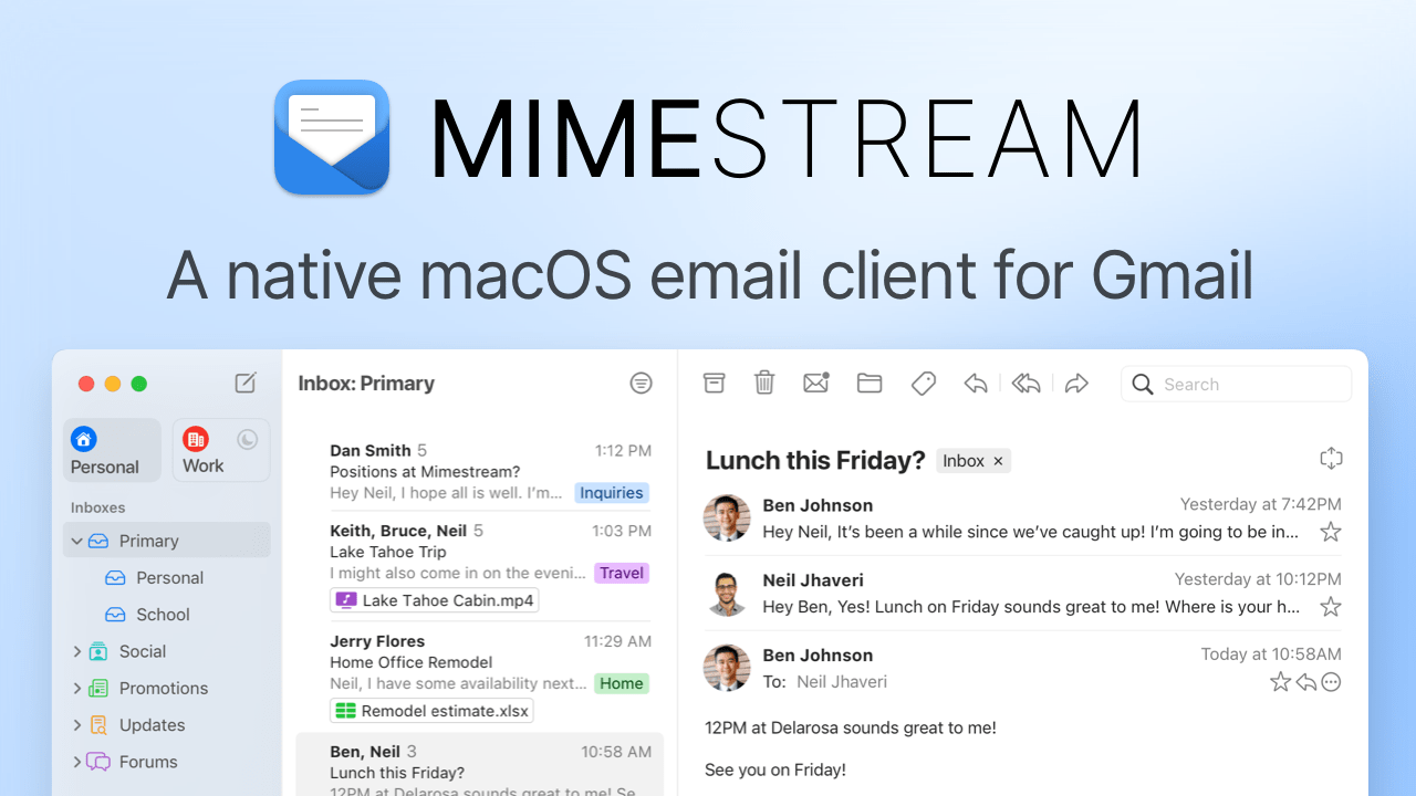 Mimestream