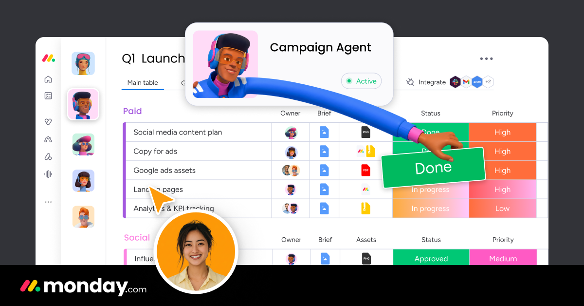 monday sales CRM